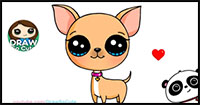 how to draw a chihuahua easy