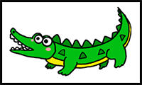 How to Draw an Alligator