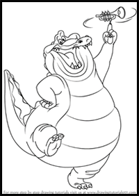 How to Draw Louis from the Princess and the Frog