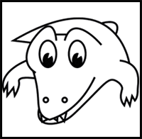 How to Draw a Cute Crocodile in 4 Easy Steps