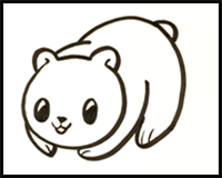 How to Draw a Cute Polar Bear - How to Draw Easy Things