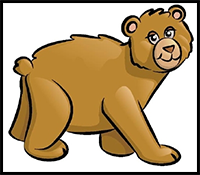 How to Draw Cartoon Bears in 4 Easy Steps