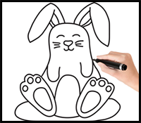 How to Draw a Bunny (Cute) – Step by Step