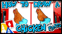 How to Draw a Chicken with Pants