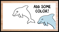 How to Draw a Dolphin
