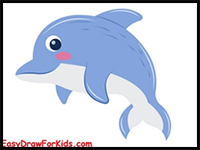 How to Draw a Dolphin - 6 Ways (With Pictures)