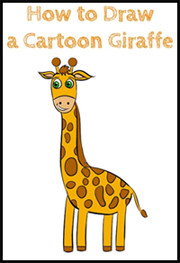 How to Draw a Cartoon Giraffe