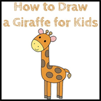 How to Draw a Giraffe for Kids