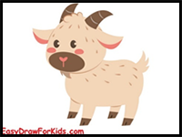 How to Draw a Goat – 4 Ways (With Pictures)