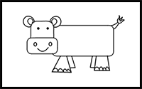 How to Draw a Hippopotamus?