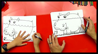 How to Draw a Hippo