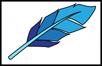 How to Draw a Feather