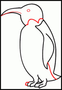 how to draw a penguin