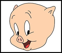 How to Draw Porky Pig