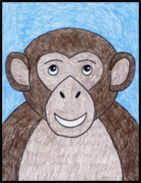draw a monkey