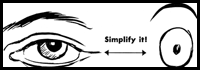 Drawing Cartoon Eyes Lesson for Wanna-Be-Cartoonists 