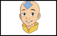 How to Draw Aang the Airbender