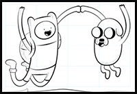 How to Draw Jake and Finn