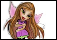 How to Draw Sasha from Bratz