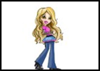 How to Draw Yasmin from Bratz
