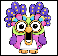 How to Draw Chattermax Owl | Bluey