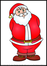 How to Draw Christmas Santa