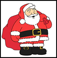 How to Draw Santa Claus