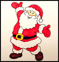 How to Draw Santa Claus