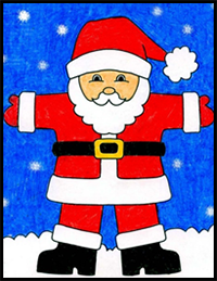 How to Draw Santa Claus