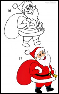 How to Draw Santa Claus