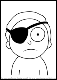 How to Draw Evil Morty from Rick and Morty