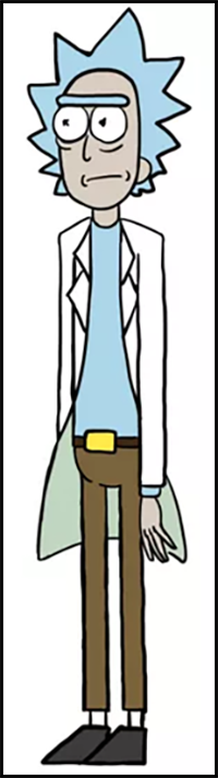 How to Draw Rick Sanchez