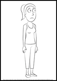 How to Draw Summer Smith from Rick and Morty