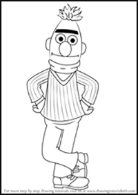 How to Draw Bert from Sesame Street