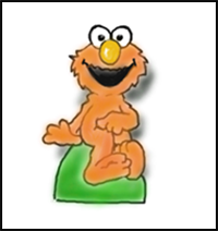 How to Draw Elmo