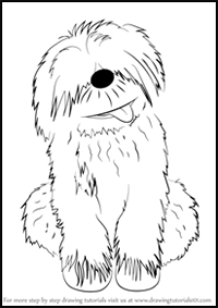 How to Draw Barkley from Sesame Street