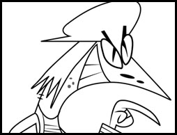 How to Draw Snake from The Powerpuff Girls