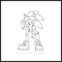How to Draw Scourge the Hedgehog from Sonic the Hedgehog