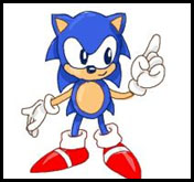 How to Draw Classic Sonic
