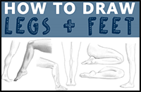 How to Draw Legs and Feet - a Huge Guide to Drawing Legs and Feet Step by Step