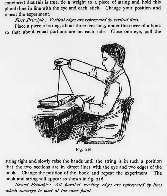 Use String for Drawing in Perspective