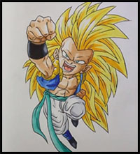 How to Draw Gotenks SSJ3 [Dragonball Z] Drawing Tutorial - YouTube