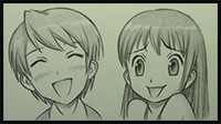 How to Draw Manga Facial Expressions (Joy, Embarrassment)
