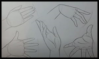 How to Draw Anime Hands Step by Step
