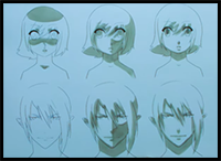 How to Draw Manga: Shading Manga Faces Three Different Ways