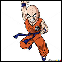 How to Draw Krillin, Dragon Ball Z