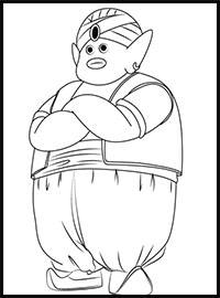 How to Draw Mr Popo from Dragon Ball Z