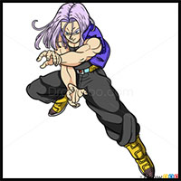 How to Draw Trunks, Dragon Ball Z