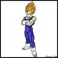 ow to Draw Vegeta, Dragon Ball Z