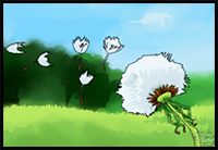 How to Draw a Dandelion